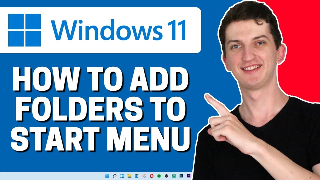 How To Choose Which Folders Appear On Start Menu In Windows 11 - YouTube