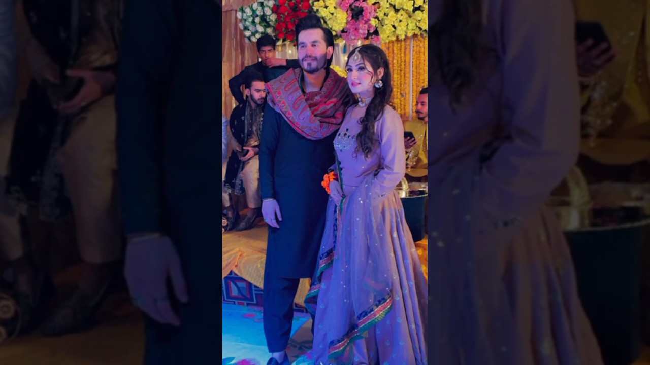 Aruba Mirza with her husband 