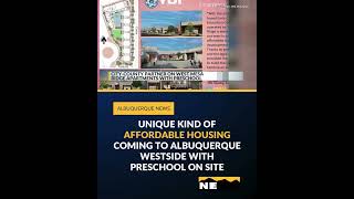 Unique kind of affordable housing coming to Albuquerque westside with preschool on site