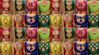 💞Designer Blouse Back Neck Design/ब्लाउज डिजाइन/silk saree blouse designs new model/blouse ka design