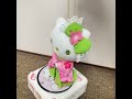 Cute sakura matcha kimono kitten plush keychain