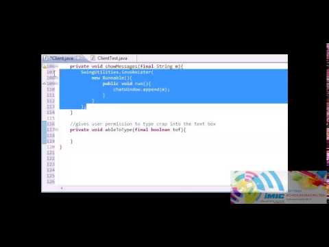 Intermediate Java Tutorial   57   showMessage and ableToType