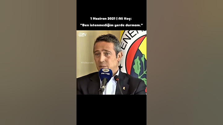 Ali Koç Açıklama : Ben İstenmediğim Yerde Durmam 😂 #alikoç #galatasaray #fenerbahçe #fb #futbol #gs