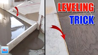 Levelling Trick on How to Make Two Floors at the Same Level