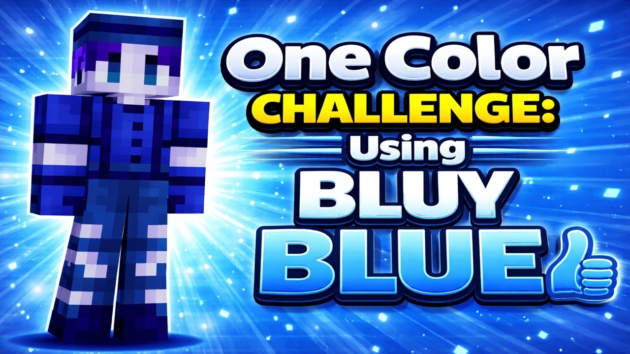 One Color Photo Challenge One Color Challenge in Pixel Gun 3D (BLUE) - YouTube