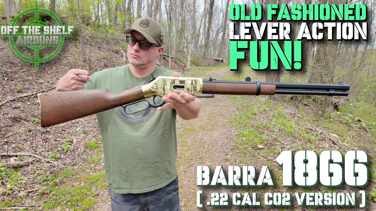 Barra 1866 (.22 Cal) Co2 Air Rifle - Lever Action FUN!
