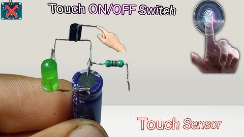 How to Make a Touch ON OFF using BC547,Touch sensor