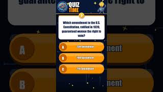 Quiz: Which amendment to the U.S. Constitution, ratified in 1920, guaranteed #Shorts #Quiz #Trivia
