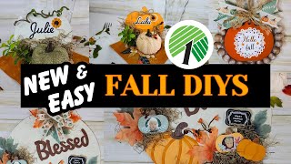 NEW Dollar Tree FALL DIYS + CUSTOM STICKERS - Liene PixCut S1