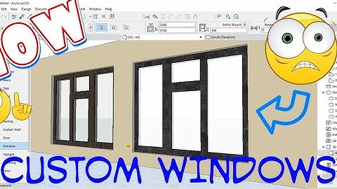 3 EASY STEPS - How to DESIGN your own custom window in ARCHICAD 26 - In 10 MINUTES