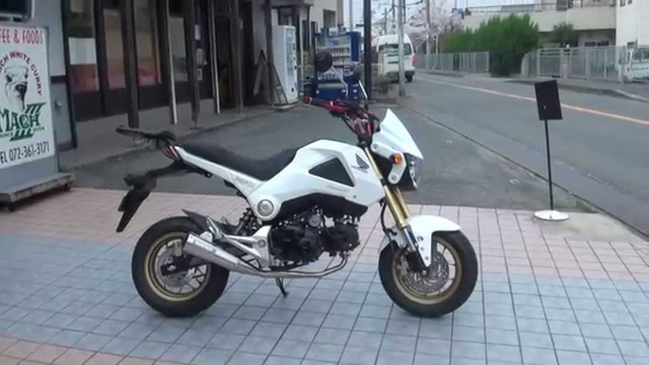 Moriwakiサウンドを聞け 14 Grom フルカスタム グロムカスタム ホンダ ホンダ グロム Grom Msx125 Honda ホンダの新型125ccスポーツ Youtube