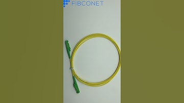 Fiber E2000 Patch Cord Simplex SM 9/125µm 2.1mm 5m APC-SC/APC Patch Cord