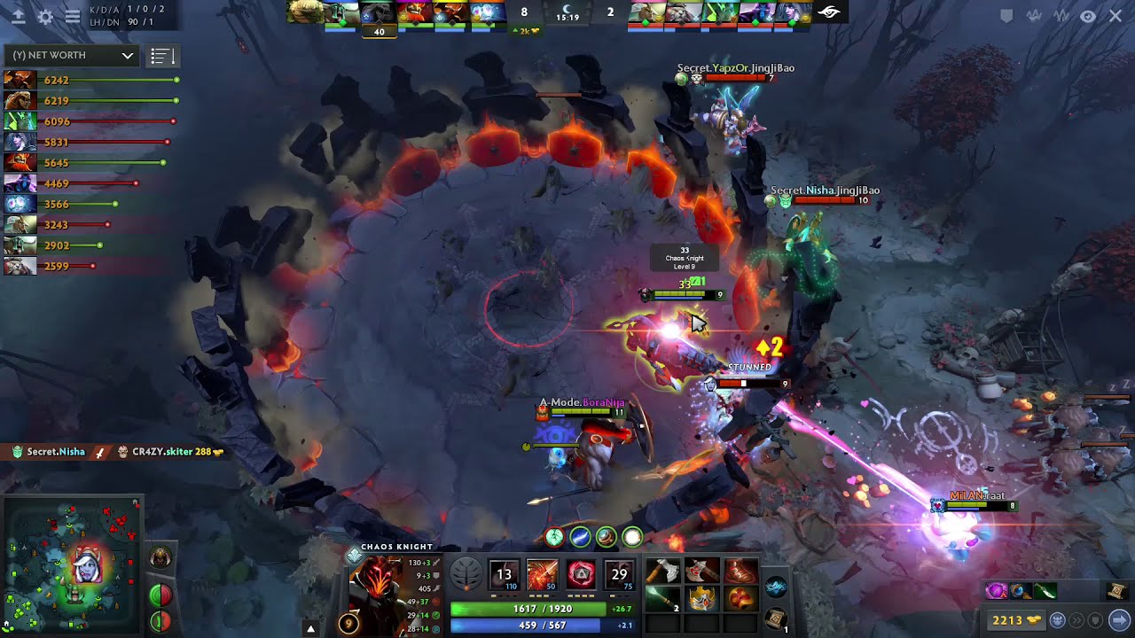 Skiter - player perspective [Lifestealer] destroy TEAM SECRET | MUDGOLEMS VS TEAM SECRET - GAME 1