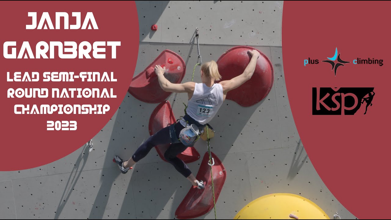 Janja Garnbret - Lead Climbing Semi-Final Round (National Championship 2023 - Plus Climbing Koper)