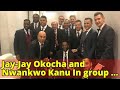 Jay-Jay Okocha and Nwankwo Kanu In group photo with world football legends