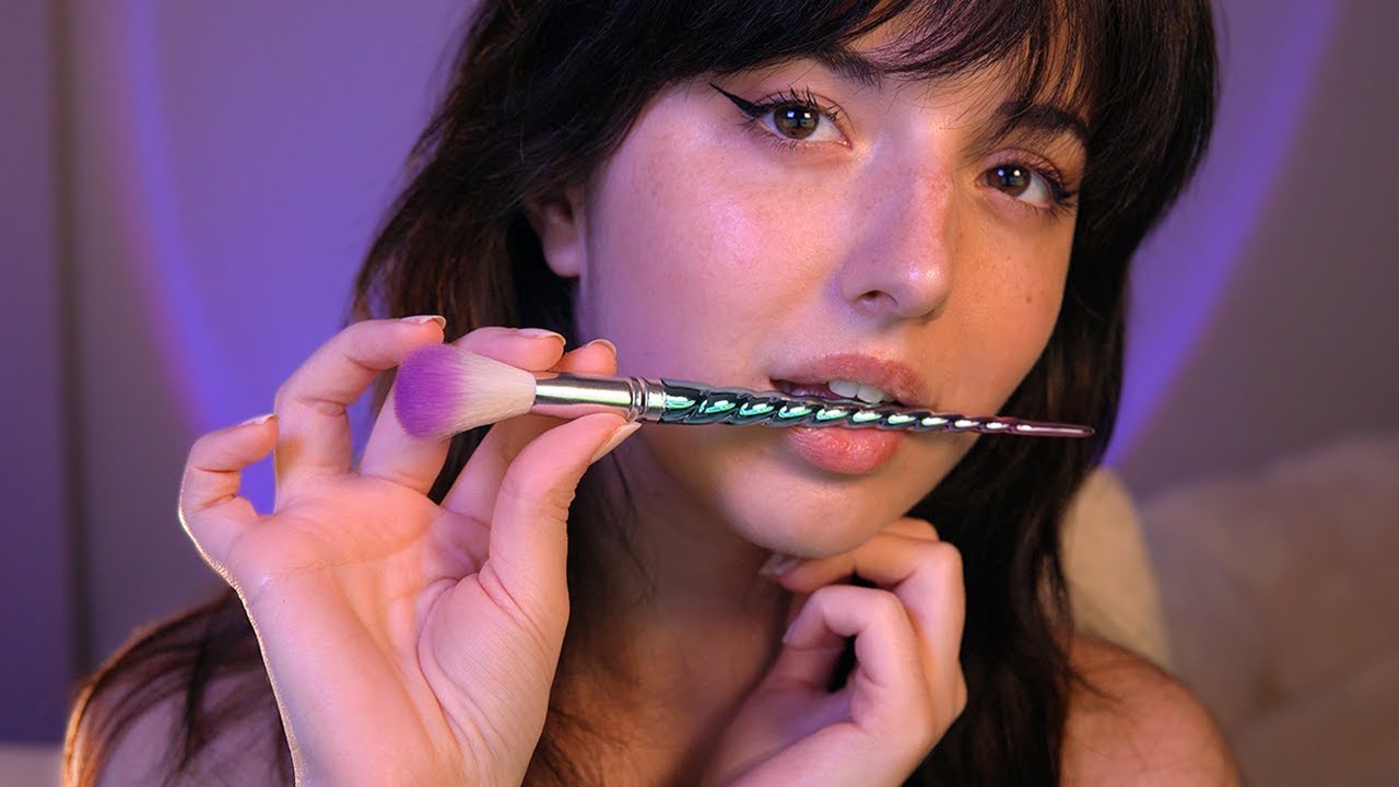 ASMR Tingly Brush Mouth Sounds