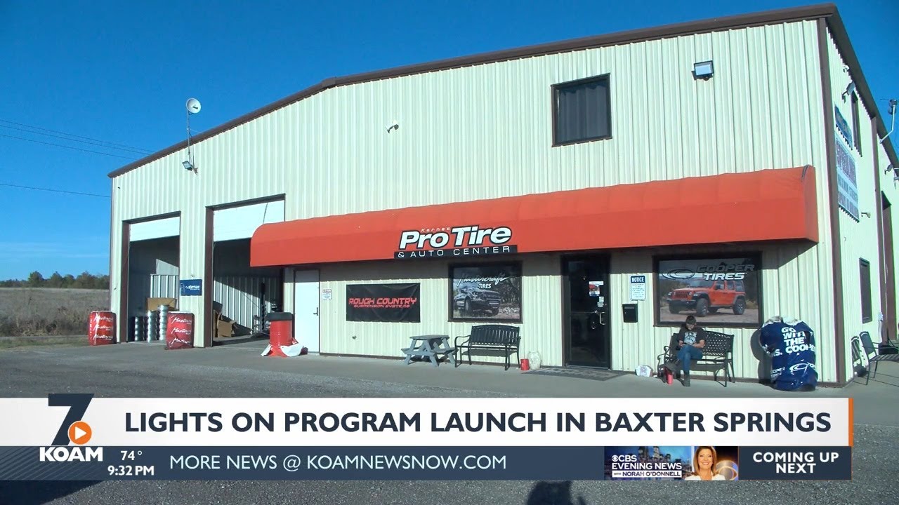 Lights On Program launch In Baxter Springs (10/21/22) YouTube