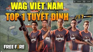 Free Fire | WAG Việt Nam giành TOP 1 ván đầu Free Fire World Cup 2019 | Rikaki Gaming