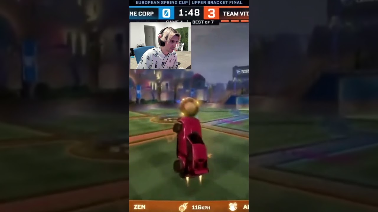 xQc Reacts To Zen's CRAZY Goal In RLCS  