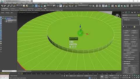 3DS Max Tutorial For Beginners - How To Create a Round Table - Modeling [PART 1]