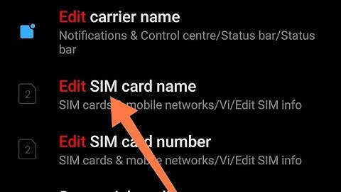 redmi note 8,how to set edit Sim card name setting,redmi mobile Edit Sim Card name set kaise kare