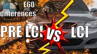 BMW E60\/E61 PRE LCI vs LCI (Facelift vs Pre Facelift 5 Series) What's different?
