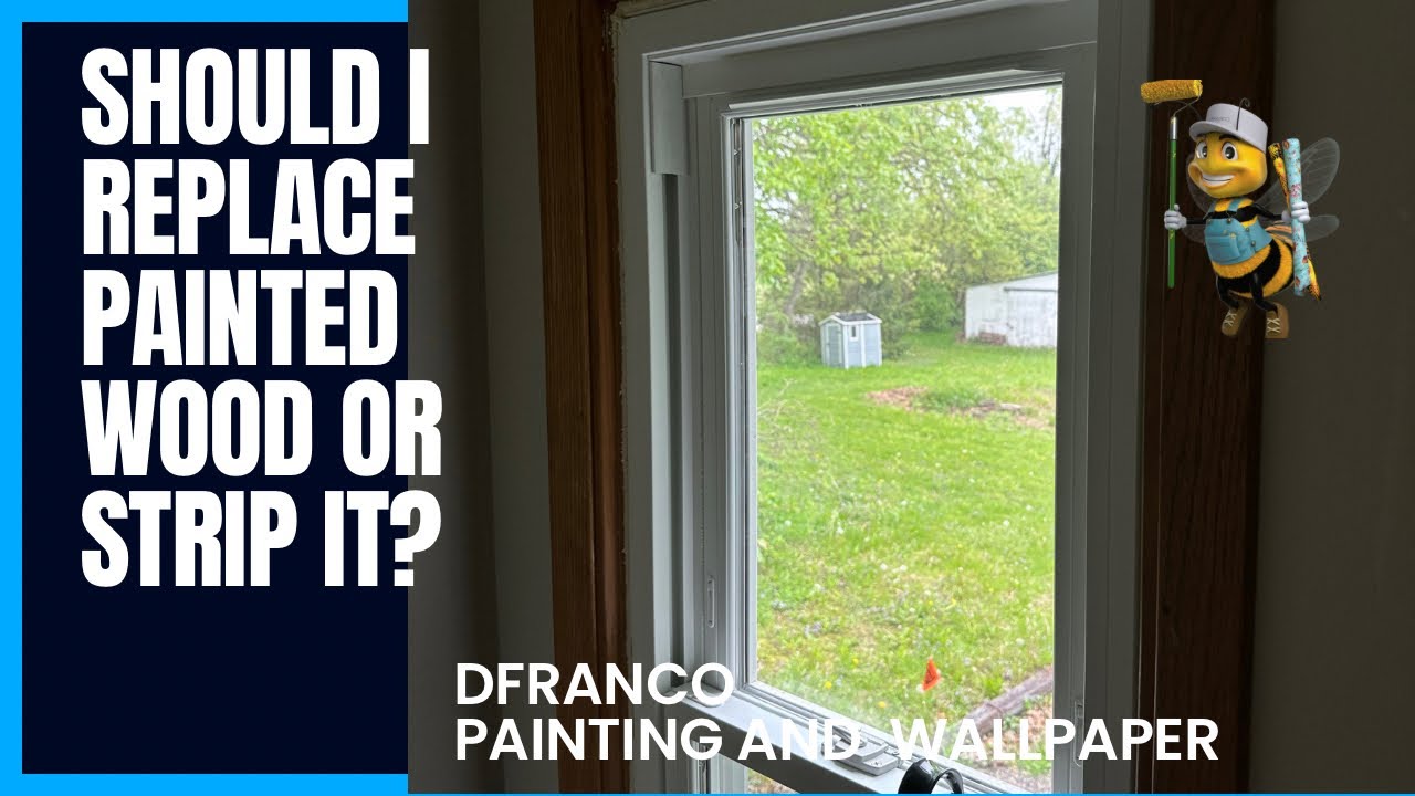 Should I strip paint off a trim or replace it? YouTube