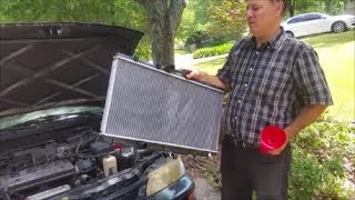 Replace A Radiator On A Toyota Corolla &  Camry  1994 -  2016  - Part 2  - Install The New Radiator