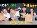 We ate from the BEST REVIEWED RESTAURANTS on UBER EATS