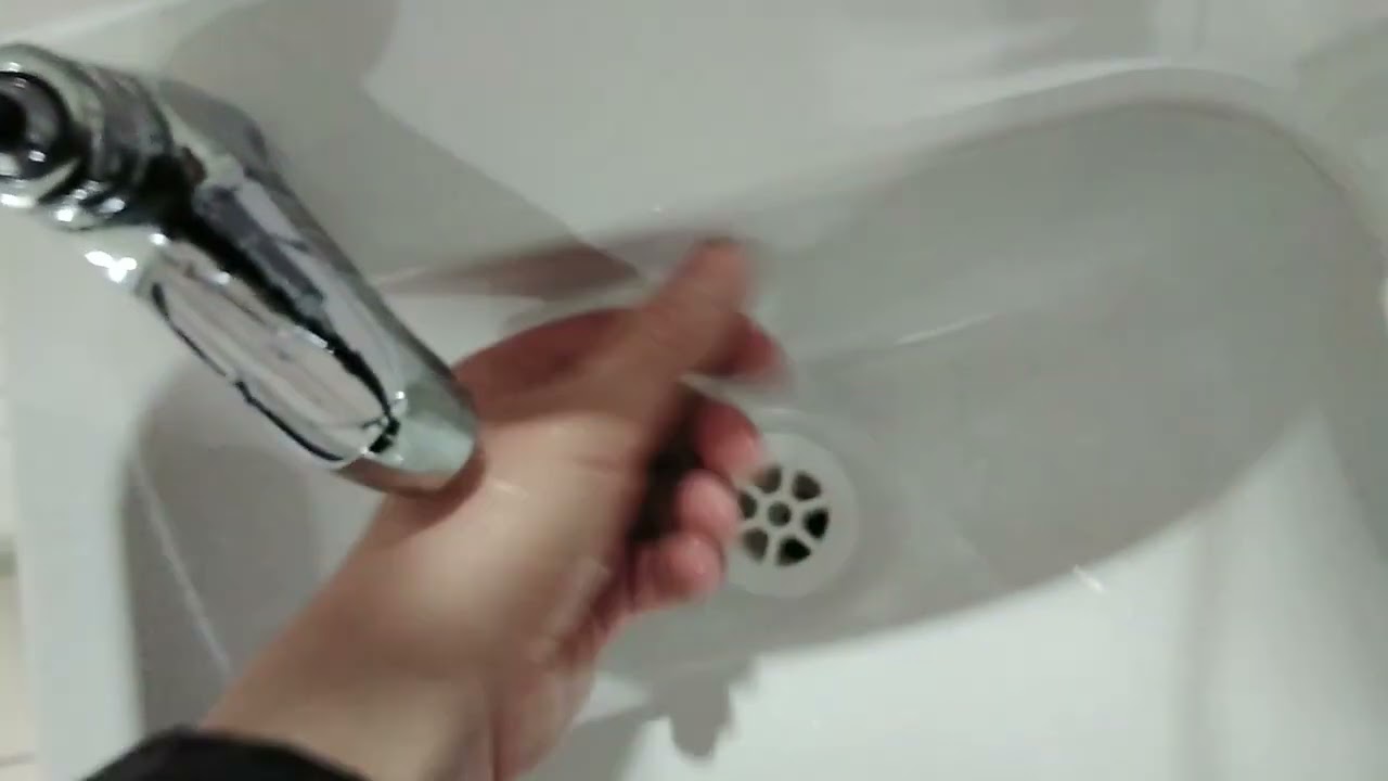 Sainsbury's Refurbished AS Wall Mounted sink and World Dryer PHS Airforce HSLED hand dryer Modal K