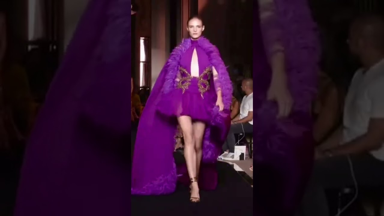 Quick Fuchsia dress at Zuhair Murad Fall-winter 2022/23 Couture show