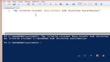 PowerShell - Environment Variables (tr)