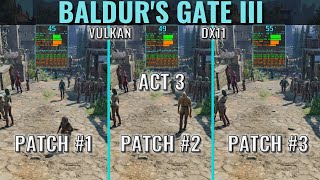 Baldur's Gate 3 - Patch 3 - Act 3 - Ryzen 5 3600 - Benchmark - 1440p