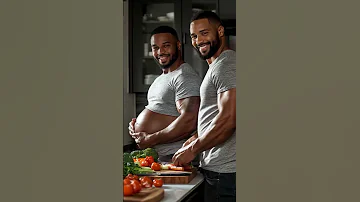 Pregnant Gay Couple Gay Love Family Pregnant Male Lgbtq Rights Couple Childbirth Parents 