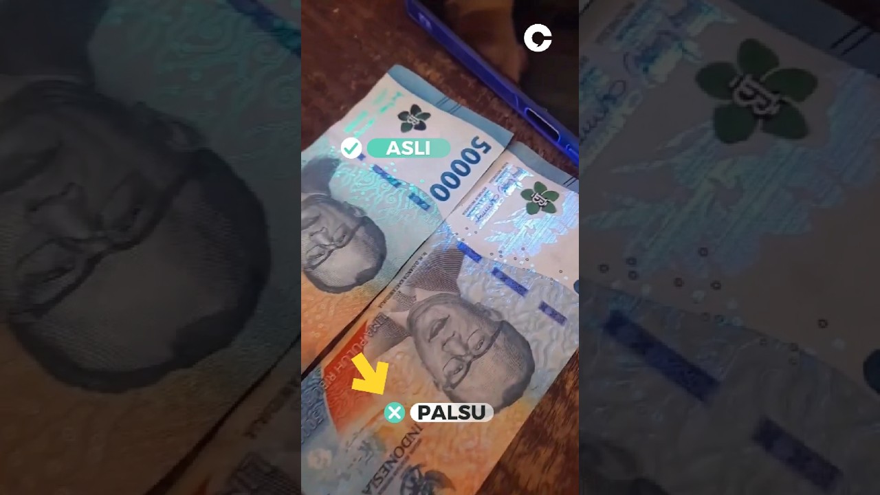 Uang Palsu Ini Sangat Mirip Dengan Uang Asli