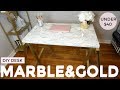 Gold and Marble DIY | UNDER $40 Desk | IKEA HACK Gold and Marble DIY | UNDER $40 Desk | IKEA HACK