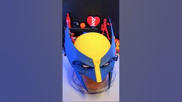 3D Printed Wolverine X Deadpool Helmet ☆ Cool Things To 3D Print