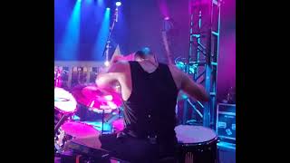 "One Last Breath" (Creed). Scott Stapp drum cam. My first time on stage in 8 years 🤘