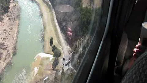 Bane Dome Spring flood plume Giles Co , VA aerial ...