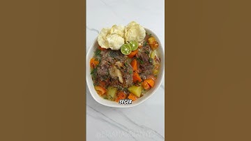 Empuk Segar Puas Makannya; SOP BUNTUT!