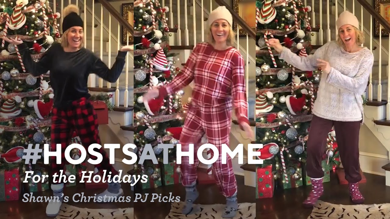 Shawn's Christmas PJ Picks | QVC Hosts At Home for the Holidays - YouTube