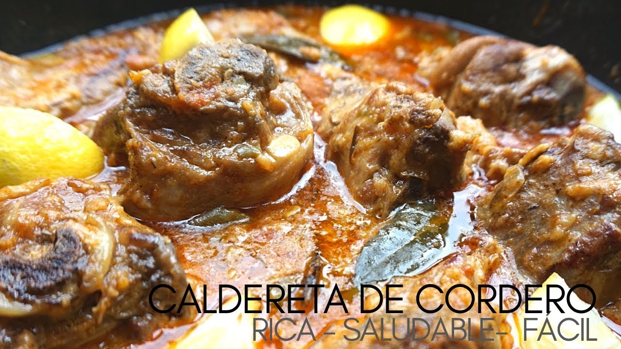 Caldereta de cordero, en casa. Tradicional,  fácil y rica