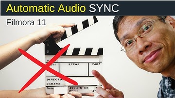 How To Sync Audio in Filmora 11 AUTOMATICALLY