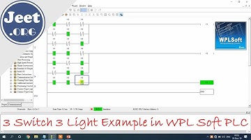#2 PLC - 3 Switch and 3 Light Example from Scratch | Jeet.org