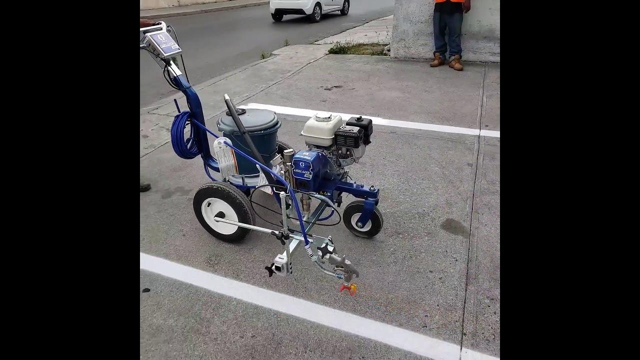 Capacitación con equipo Airless Graco LineLazer 3400 para señalización