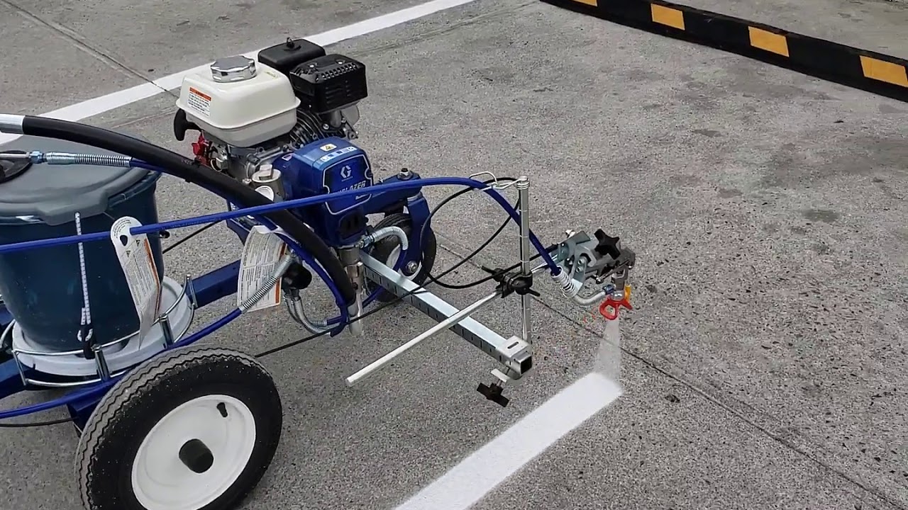 Capacitación con equipo Airless Graco LineLazer 3400 para señalización