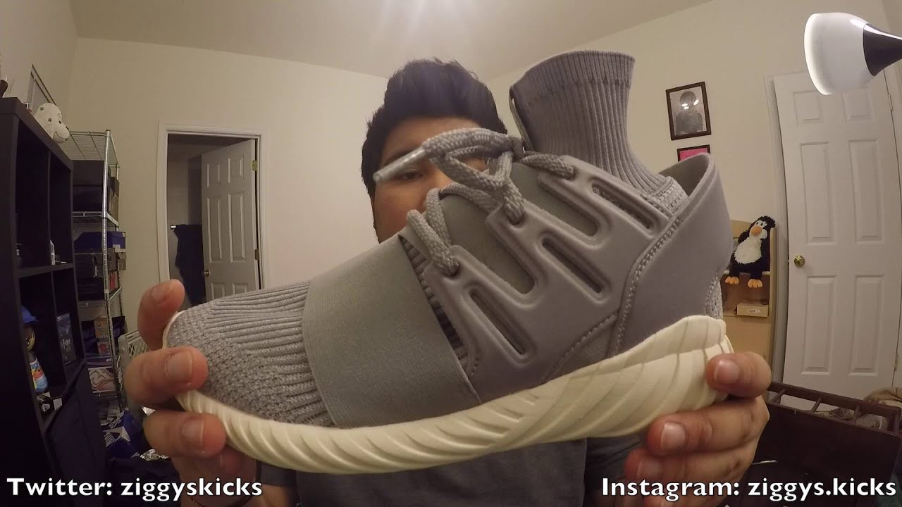 adidas tubular doom on feet