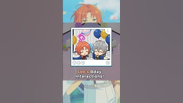 Leo Tsukinaga Birthday Interactions 🎂🎹 [Ensemble Stars!! Music EN] #enstars #ensemblestars