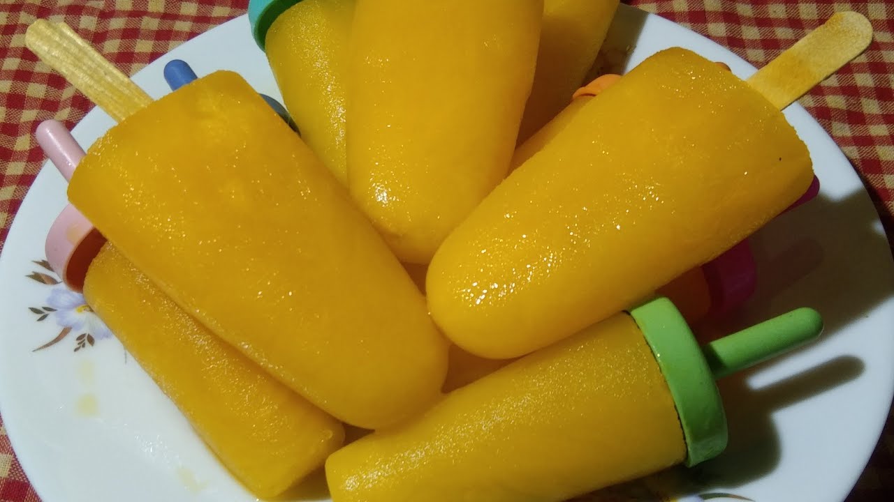 অরেঞ্জ ললি আইসক্রিম। গরমে প্রান ঠান্ডা করা মজাদার অরেঞ্জ ললি আইসক্রিম। Orange Loli Ice cream