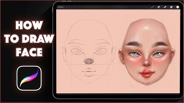 How I Draw Faces Digitally | Procreate Tutorial For Beginners